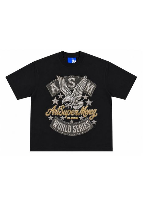 T-shirt con strass ARTSUPERMONEY KIDS | SMJTS04963BL